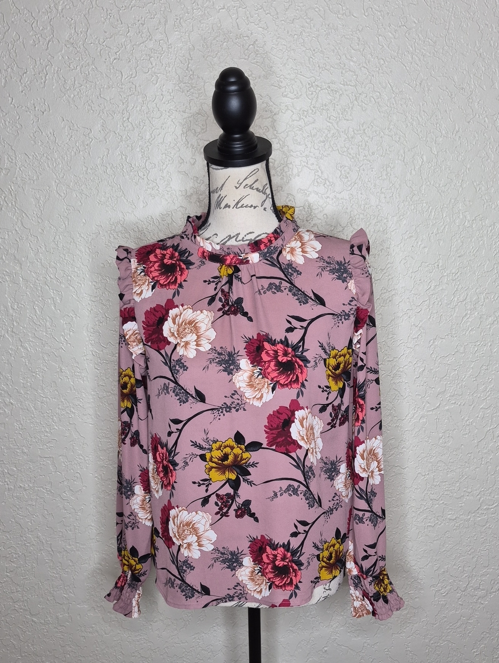 Lipslide Multicolored Floral Top Size S